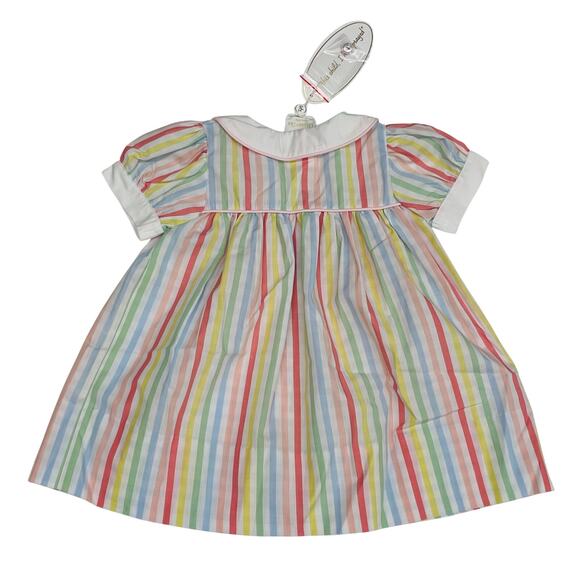 NWT Lullaby Set Size 4T Rainbow Stripe Breccan Dress - Picture 2 of 5